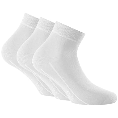 Chaussettes Sneaker Plus Rohner pour éviter les ampoules et glissements en chaussettes blanches