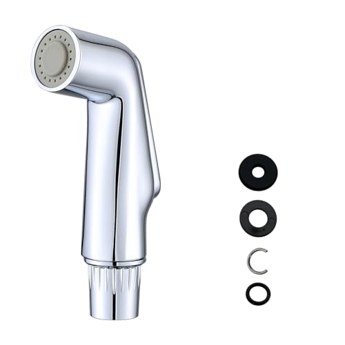 SoureeFlo Kitchen Sink Sprayer Replacement Head Side Spray Attachment for Faucet Pull Out Spray Nozzle Head Easy Install Chrome