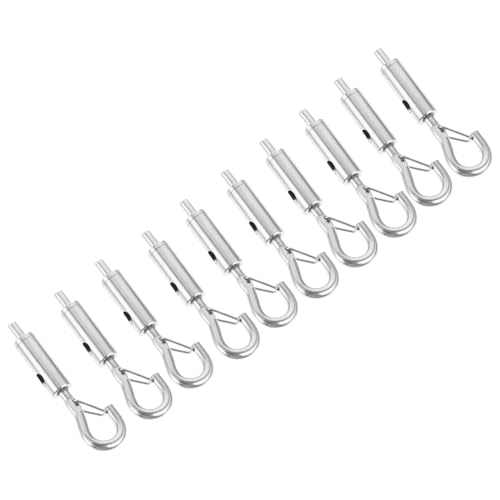 Crochet tendeur pour voile d'ombrage kit Alipis 20 pièces de fixation câble et corde
