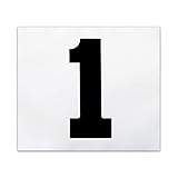 ゼッケン 背番号中学高校野球用書体 サイズ25cm×22cm 文字カラー 黒