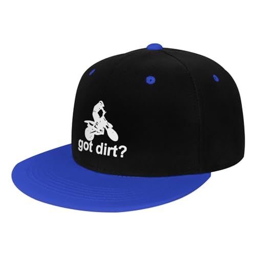Got Dirt Bike Motocross Racing Snap Back Hat Child Fashion Hip Hop Style Contrast Color Snapback Hat Red