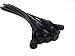 HUALAND 6 Pair Black 4 Pin Waterproof Male Female Connector Cable RGB LED Strip with Rubber,led RGB Connector，RGB LED Waterproof Connector Cable，led 4 pin Waterproof Connector