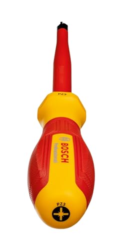 Bosch Professional tournevis VDE plat PZ3x125 certifié jusquà 1 000 V isolé avec un élastomère thermoplastique TPE - vue 4