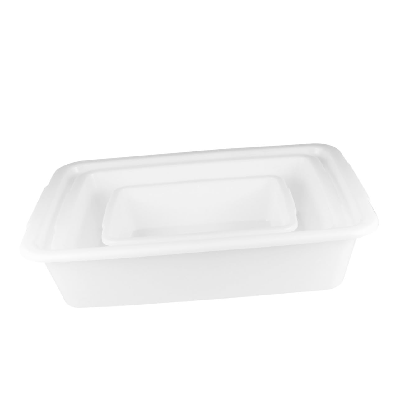 Cabilock Set 3 Pezzi Vassoi per Reagenti Chimici Resistente ad Acidi e Alcali, Vassoi da Laboratorio in Plastica Superficie Liscia, per Forniture e Esperimenti di Chimica in Laboratorio
