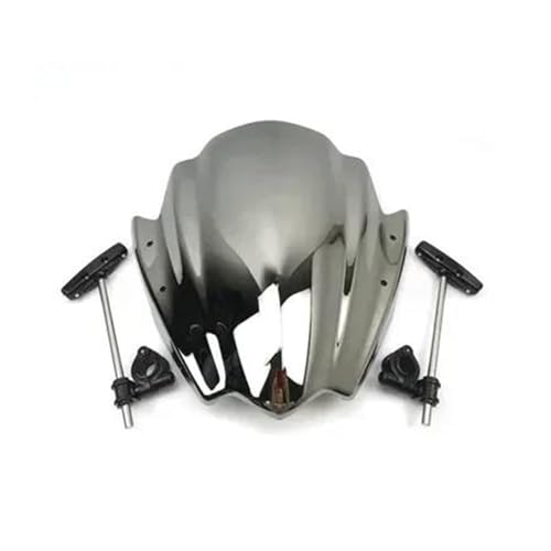 Pare-brise moto chrome pour Yamaha FZ8N et FZ1 FZ6 FZ8 2001-2009