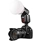 Godox AK-R22 Zusammenklappbare Diffusionskuppel, Blitzdiffusor für AD200 Pro II, AD200Pro, AD100Pro Rundkopfblitz, V1 Pro C/F/S/N/O, V100S/C/N/F/O, V1 S/C/F/N/O Speedlite und Godox LED RS60R