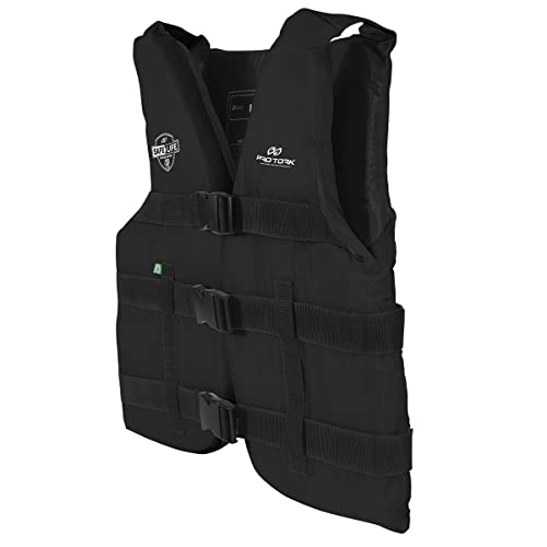 Colete Salva Vidas Auxiliar de Flutuação Pro Tork Safe Life – De 40-140 Kg Preto