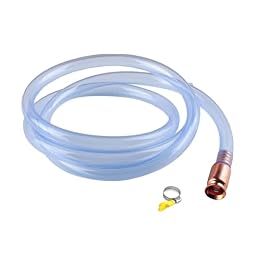 3/4" Siphon Hose, Shaker Siphon Pump for Gasoline/Gas/Fuel/Water Transfer, Upgrade Multi-Purpose Self Priming Siphon Hose(5 feet)