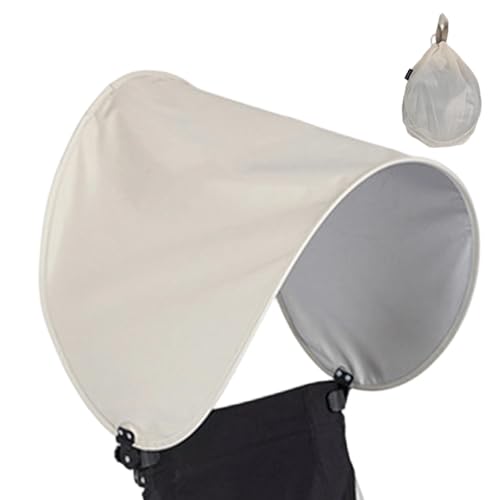 Generico Sdraio da Spiaggia con Tenda Parasole - Tenda Portatile Pieghevole Regolabile - Ombrello per sedia da spiaggia,per campeggio, piscina, escursionismo, kayak, abbronzatura, vacanza, prato