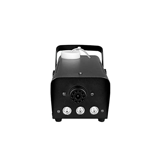 Máquina de humo de 500 W con luces LED RGB y control inalámbrico, ideal para bodas, Halloween, fiestas y efectos en escenario miniatura 3