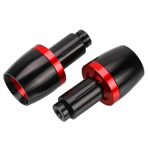 Extrémités poignées guidon ST1300 anti vibration alu rouge