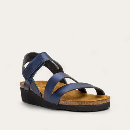 Image of NAOT Kayla Women's Sandals - Supportive 3-Strap Design with Backstrap, Cork & Latex Footbed - Arch Support - Travel-Friendly Comfortable Walking Sandals for All-Day Wear