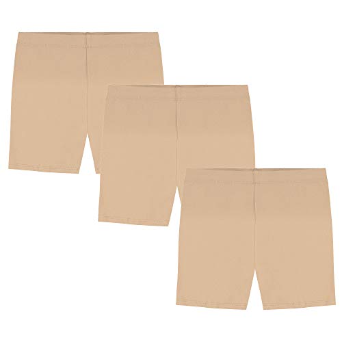 Short de cyclisme fille en coton MY WAY lot de 3 pour le sport et sous les robes