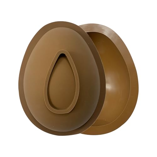 ETUCYNG 18.2x14.5x5.8 Cm Molde de Huevo de Pascua Molde de Silicona Antiadherente Varios Patrones Satisfacer Sus Requisitos Para Hacer Varios Huevos De Pascua Para Decoraciones Pasteles Mousse