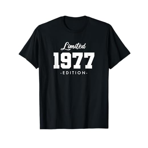 Retro 45 Años Nacido en 1977 Edición Limitada 45 Cumpleaños Camiseta