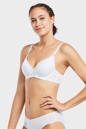 Image of Mamia Women's Basic Plain Bras, Pack of 6