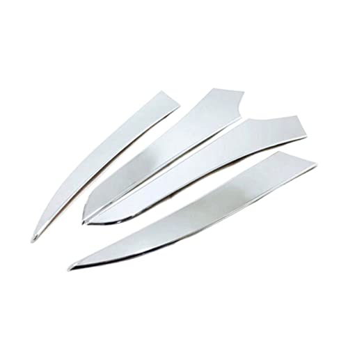 xiuxiu Chrome Headlight Headlight Paupye Couvre-paupière Contenu for Toyota Corolla Hatchback 2019 2020 Head Light Lam Sourcil Décoration de décoration Cover