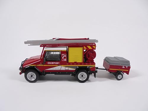 OPO 10 Model Car 1:43 Vehículo de Bomberos en Metal miniatura 3