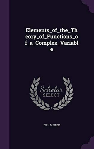 Elements_of_the_Theory_of_Functions_of_a_Comple... 1341652793 Book Cover