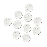 SILENRADAWN 10個 フランス規格対応薄型製コンセントカバー の 防止 軽量設計 ホコリ防止機能付き 電気ソケット保護用 プラグ