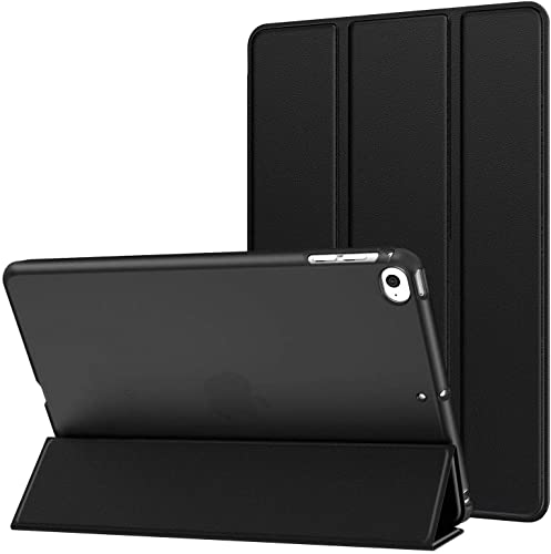 Image of MOCA Case for 7.9 inch inch iPad mini 5 / Mini 4 iPad mini A2133 A2124 A2126 A2125 A1538 A1550 Translucent Back Stand Flip Cover case (Black)
