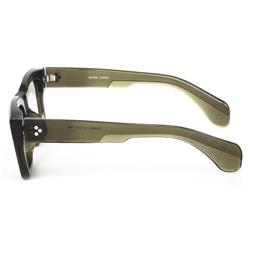 Image of Peter Jones I Zero Power Blue Cut Computer Glasses I Retro Square Shape I Gaming Glasses I UV Protected & Blocks Harmful Rays I Men & Women I Large Square 3804