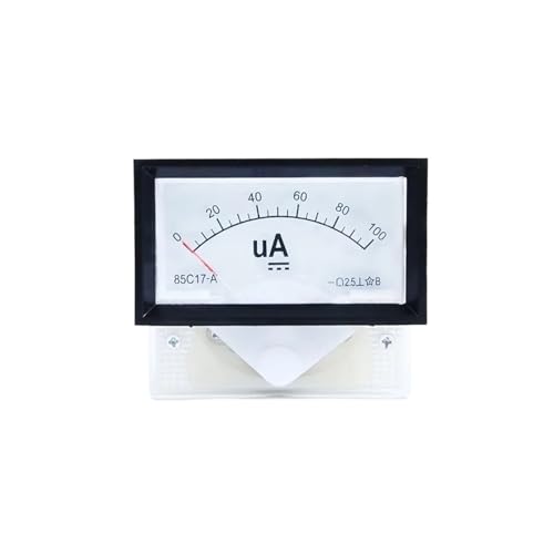 Ampèremètre analogique de panneau jauge DC 200uA microampèremètre