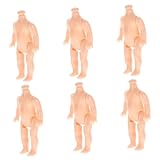 Toyvian 20 Stück Teiliges Mini Puppenkörper Zubehör aus Robustem Kunststoff Dicke Puppenkörper für Kreative DIY Puppenbastler Fördert Feinmotorik und Fantasie bei Kindern