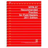 NFPA 87: Recommended Practice for Fluid Heaters, 2011 Edition: NFPA ...