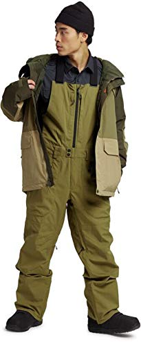 Burton Mens Reserve Bib Pant, Martini Olive, Medium #TOP2