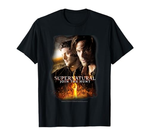 Supernatural Flaming Poster T-Shirt