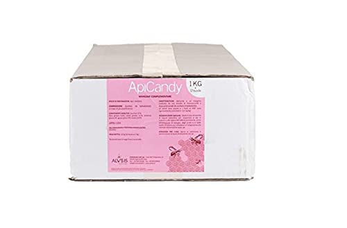 Apicandy - Conejo para abejas de 1 kg. Paquete de 12 paquetes. Es un confito a base de azúcar para abejas, procedente exclusivamente de remolacha azucarera.