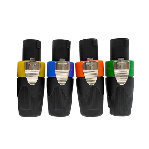 Conector de altavoz de 4 polos para solucionar falsos contactos en tu equipo, 5 piezas amarillas