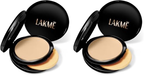 Image of Lakme Absolute White Intense Wet & Dry Compact, Ivory Fair 01, 9 g (Pack of 2)