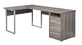 Monarch Specialties I 7255 Computer Desk, Home Office, Corner, Left, Right Set-up, Storage Drawers,