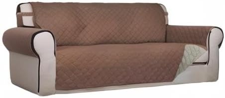 Miniatura 8 de PureFit - Funda de sofá acolchada y reversible, resistente al agua, protector de muebles, lavable, con espuma antideslizante y correas elásticas,