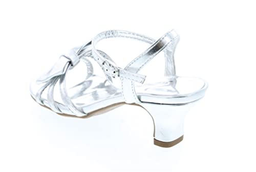 Image of Soda Girly-2 Children's Girl's Open Toe Slingback Block High Heel Sandals