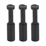 DUZEPA 30 Stück 8 mm Außendurchmesser Pneumatische Verschlussstopfen, Pneumatische Verschlussstopfen, Verschlussstopfen im Luftanschlusskappen-Stil, Schwarz