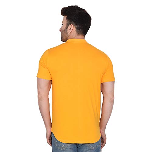 Image of Geum Men's Casual Shirt with Graphic Print | Short Sleeve Button-Down Shirt for Casual & Streetwear Look | Cotton Blend Slim Fit Shirt