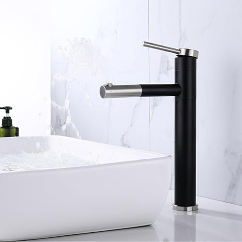 Robinet de lavabo mitigeur salle de bains haut bec extractible