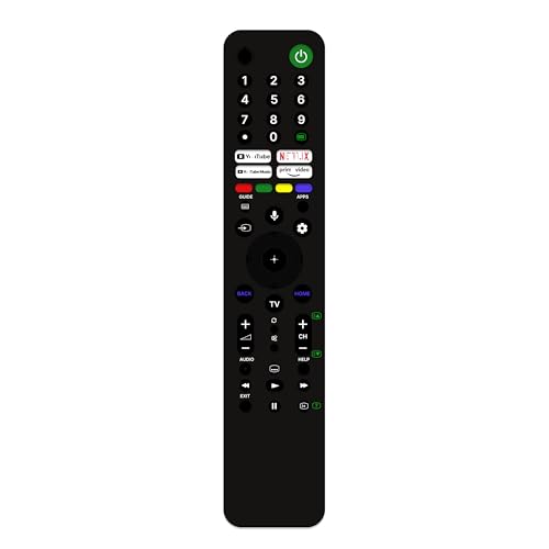 Image of ZIEVA Compatible with Sony bravia Smart Tv Remote Control - with Voice - with Hot Keys G0ogle Play, Netfix and Y0uTube - Use for LCD LED OLED QLED UHD 4K Android (Tx 520p)