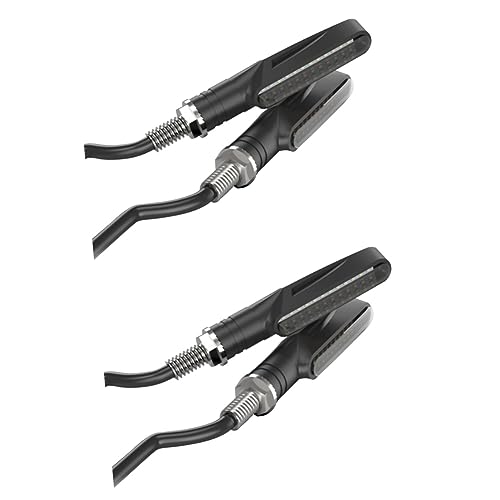 Wakauto 4 Pcs Sinal De Volta Luz De Freio Da Motocicleta Indicadores De Motocicleta Pisca Luz Âmbar
