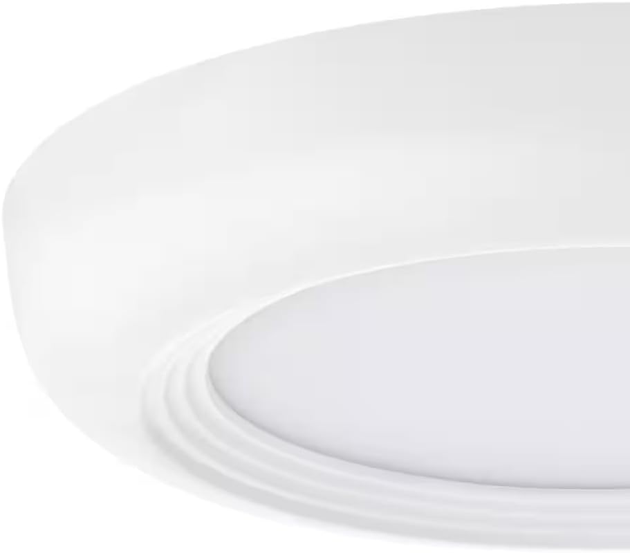 Packaging showing key features: 6in, 6PK, 800 Lumens, 10-Watts, Baffle, J-Box Compatible, 35,000 Hours, Soft White 3000K, Dimmable, 3 Year Warranty