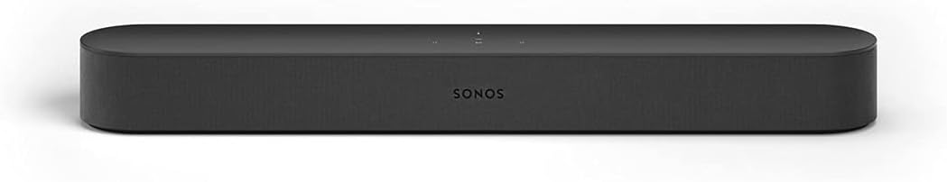 Sonos Beam Wireless Soundbar Speaker Shadow Edition (Renewed)