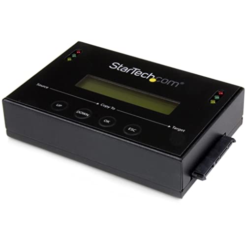 Image of StarTech.com 1:1 Standalone Hard Drive Duplicator with Disk Image Manager for Backup and Restore & .com Standalone Hard Drive Duplicator, External Dual Bay HDD /SSD Cloner /Copier