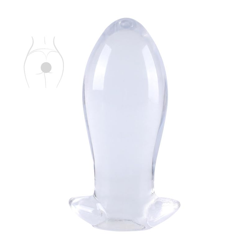 WreGmgg Boule en Forme D'Oeuf en Silicone Transparente pour Hommes Et Femmes, Boule D'éLasticité...