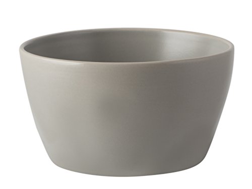 Mikasa Cuenco de cerámica para cereales, color gris, 14 cm