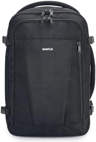 ECOHUB Ryanair Airplane Cabin Travel Backpack 40x20x25 13 Compart...