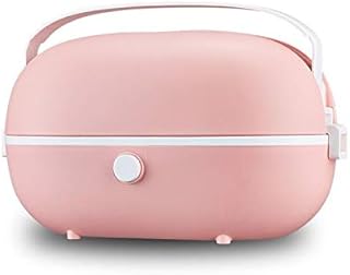 Portable electric food container for heating, non-contact steel, dairy, electric, heating and heating for household use (Color: B) (A)