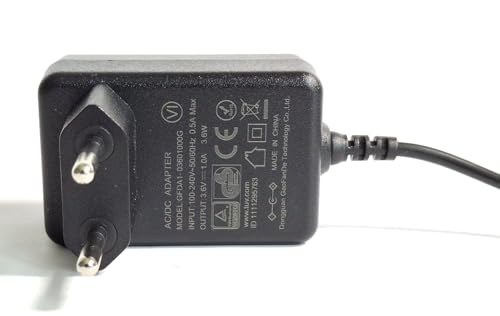 L'alimentatore Enerpower da 3,6 V offre un'alimentazione stabile e affidabile per il avvitatore a batteria Bosch PSR 2,4 V. L'alimentatore ha un'uscita da 3,6 W (3,6 V 1 A) e un connettore rotondo da 5,5 x 2,5 mm. Con una certificazione GS, questo alimentatore è sicuro e potente